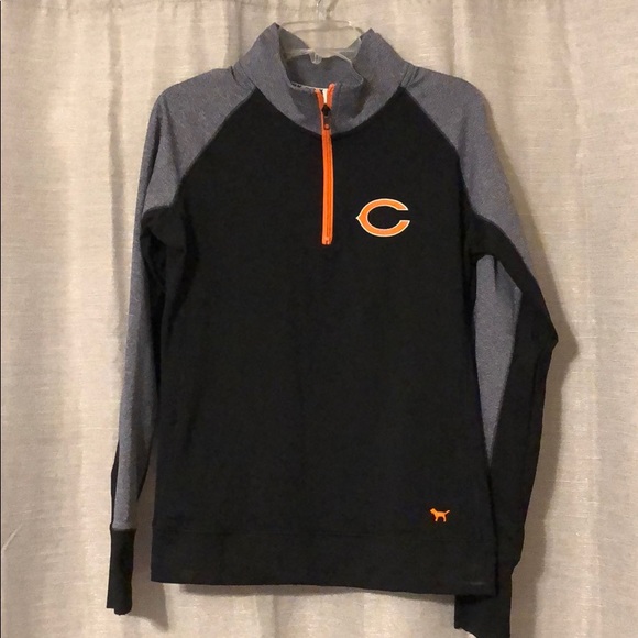 PINK Victoria's Secret Tops - Chicago bears quarter zip